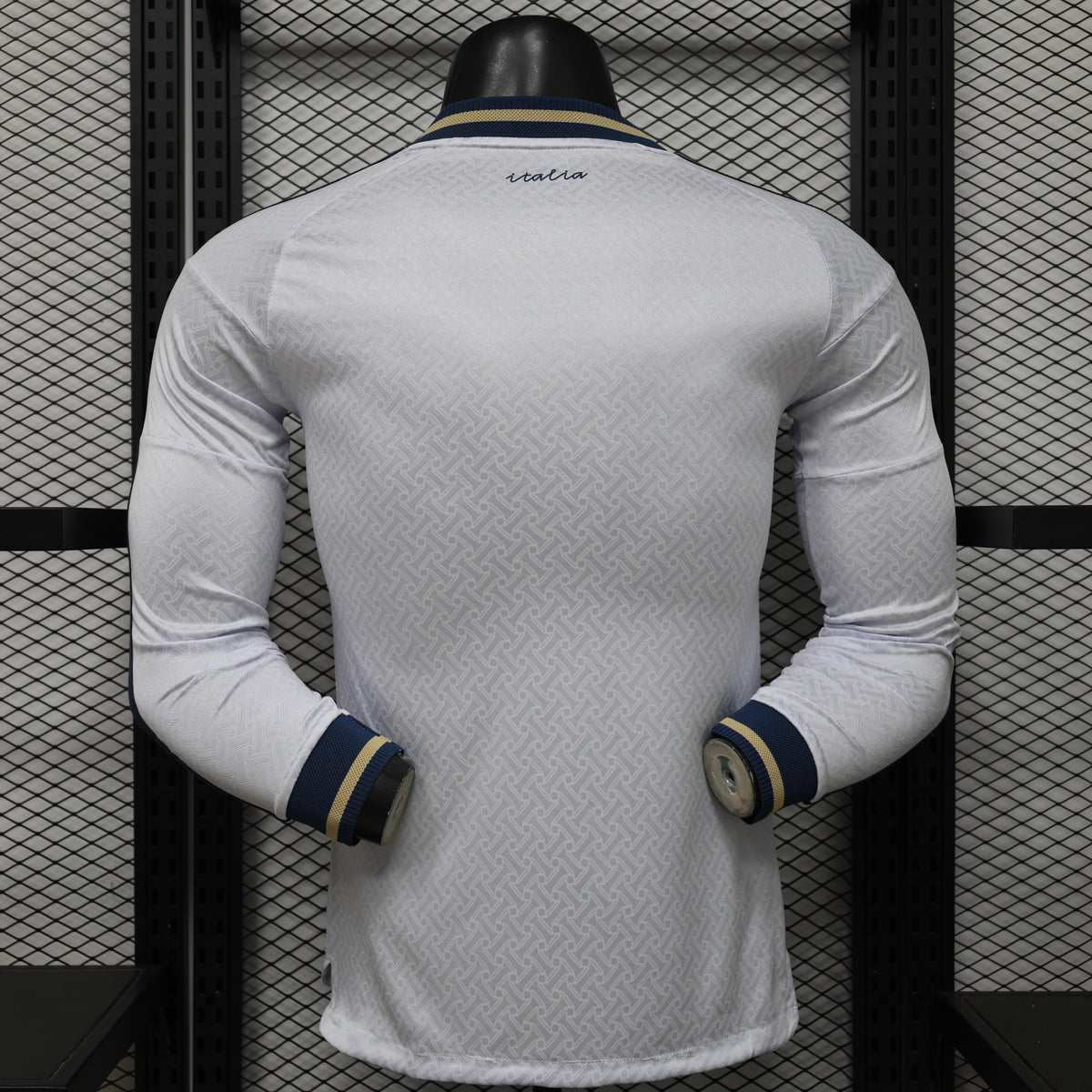 Player Version 2026 Italy Away White  Long Sleeve Shirt