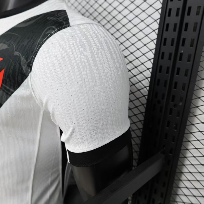 Player Version 26/27 Vasco da Gama Away White with Black Diagonal Sash Shirt