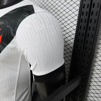Player Version 26/27 Vasco da Gama Away White with Black Diagonal Sash Shirt