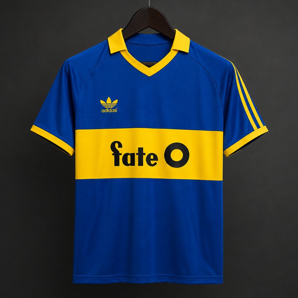 Retro 86/88 Boca Juniors Home Shirt