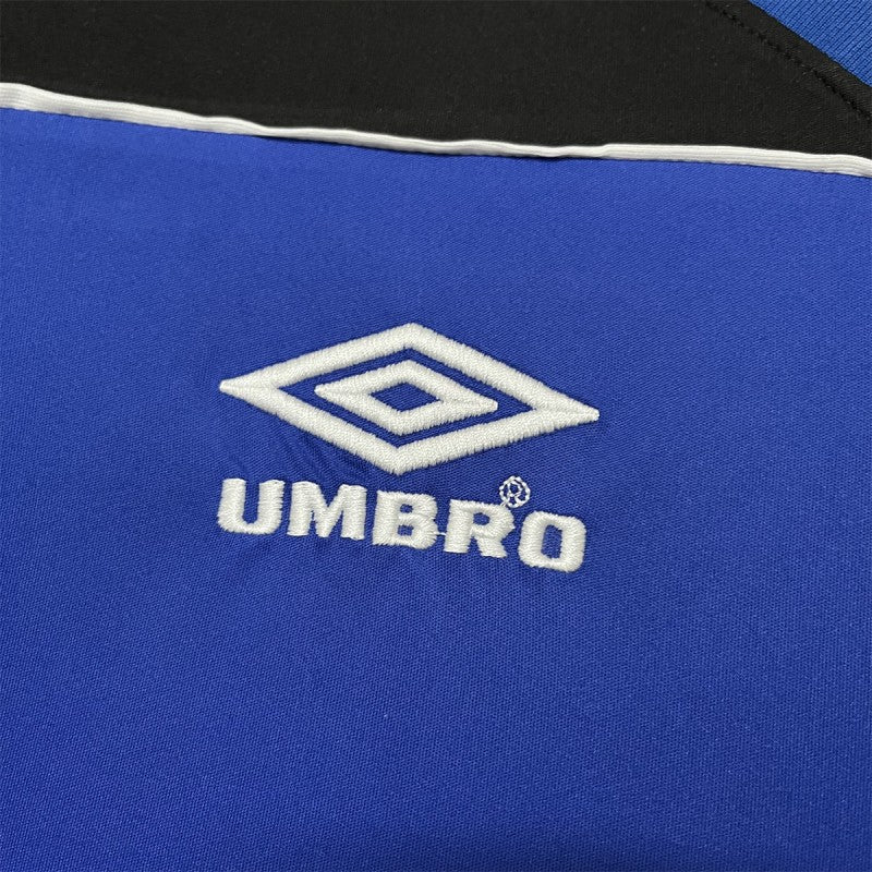 99/00 Retro Flamengo Goalkeeper Blue Shirt