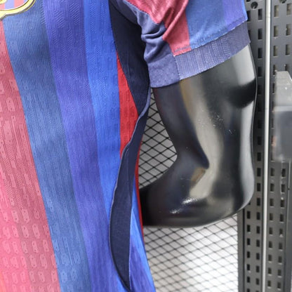 Player Version 26/27 FC Barcelona Deep Blue & Red Stripe  Home Shirt
