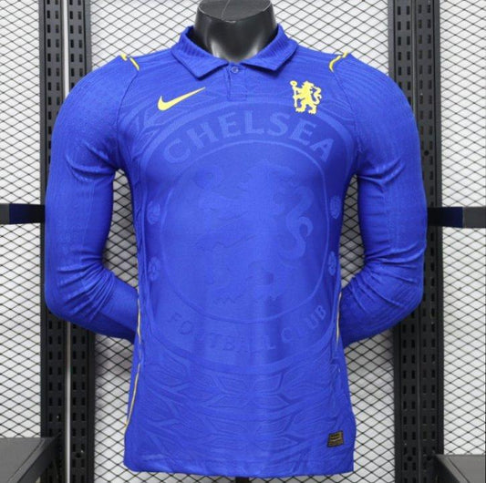 Player Version 26/27 Chelsea Home Polo Collar Long Sleeve Shirt