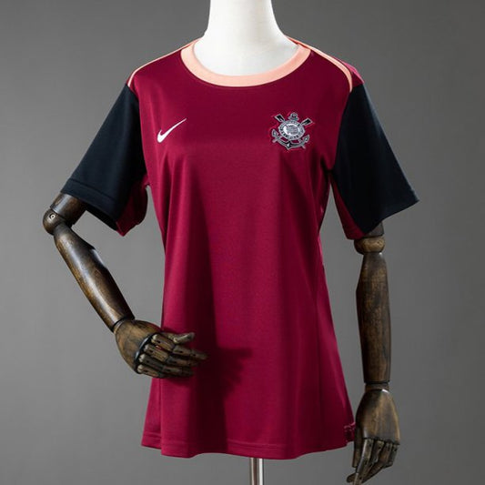 26/27 Corinthians Women's Training Shirt - Maroon Shirt