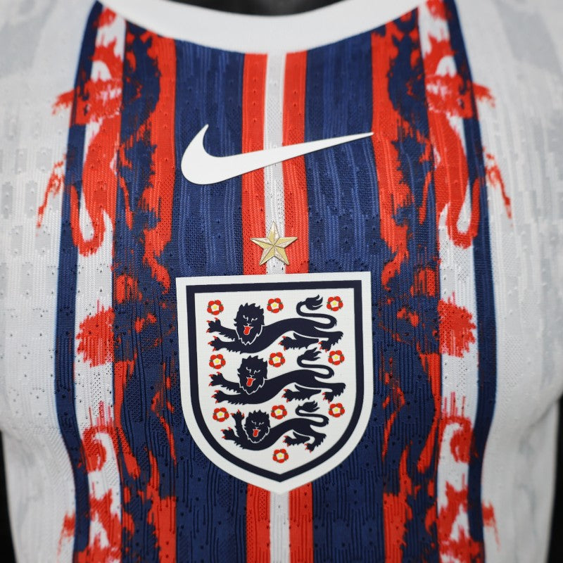Player Version 2026 England White Blue Red Lion Totem Special Edition Shirt