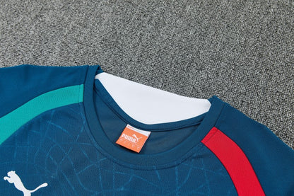 26/27 Portugal Dark Teal  Short Sleeve+Soccer Shorts
