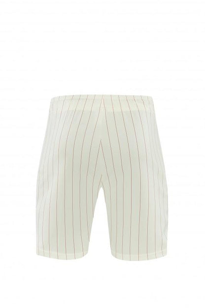 26/27 Benfica × Adidas Originals Off-White Pinstripe Short Sleeve+Soccer Shorts
