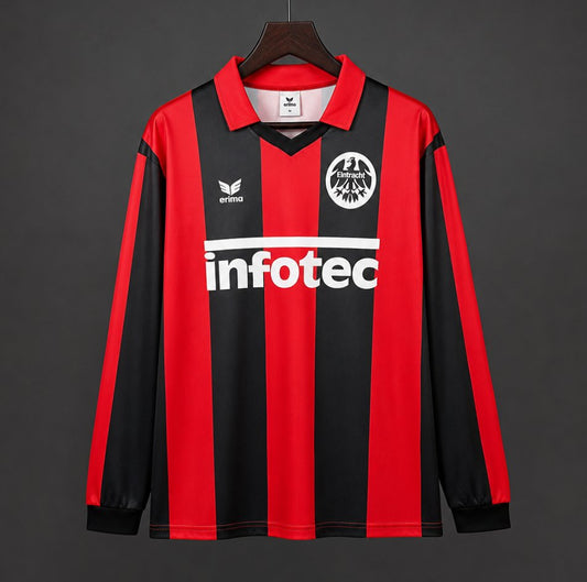Retro 88/89 Eintracht Frankfurt Home Long Sleeve Shirt
