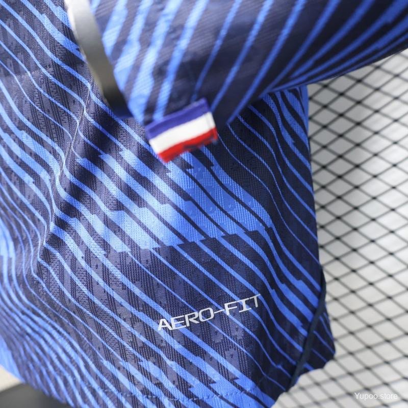 Player Version 2026 France Home Long Sleeve Shirt