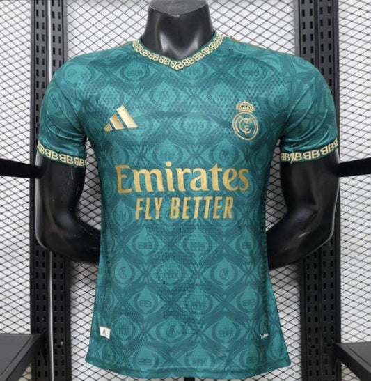 Player Version 26/27 Real Madrid Green Gold Third Special Edition Shirt