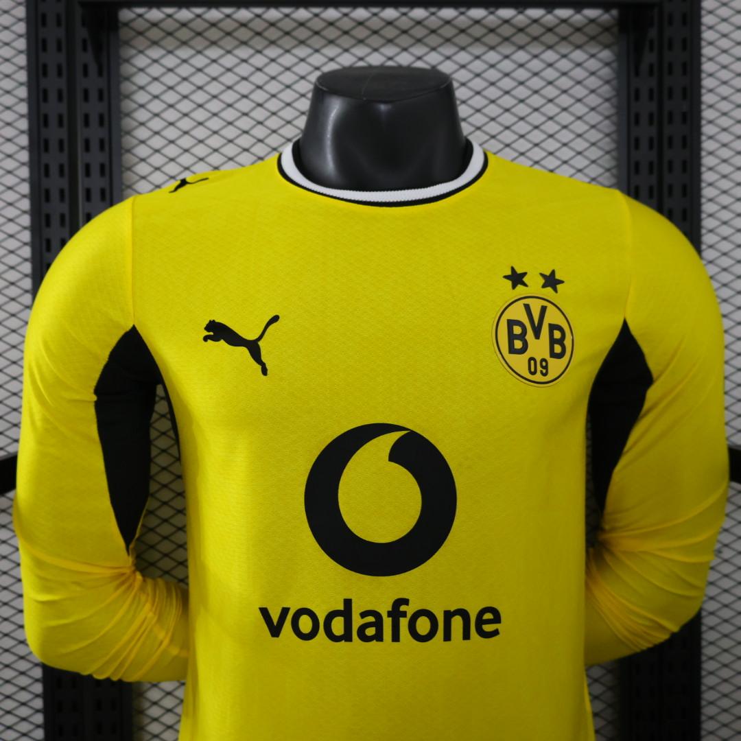 Player Version 26/27  Borussia Dortmund Yellow Home Long Sleeve Shirt