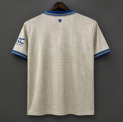 26/27 Manchester United Third Concept Cream Blue Shirt