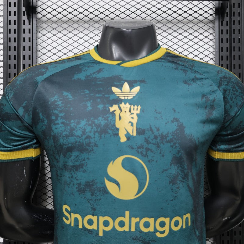 Player Version 26/27 Manchester United Teal & Gold Third Special Edition Shirt