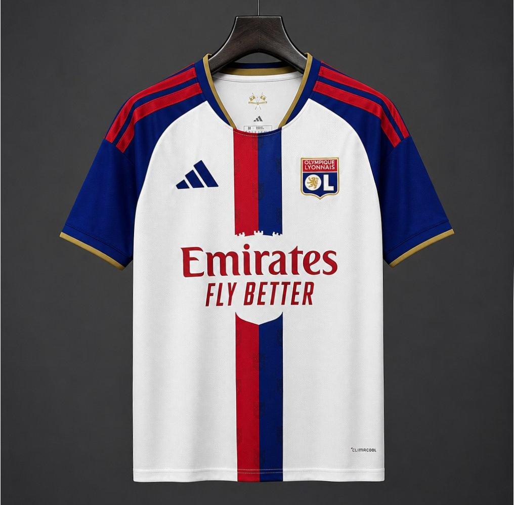 26/27 Olympique Lyonnais Home White Shirt