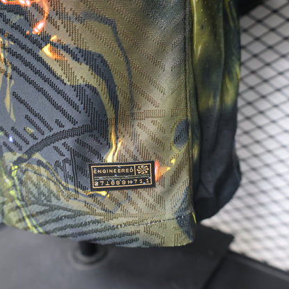 Player Version 26/27 Paris Saint-Germain Fourth Black & Gold/Green Lava Print Long Sleeve Special Edition Shirt