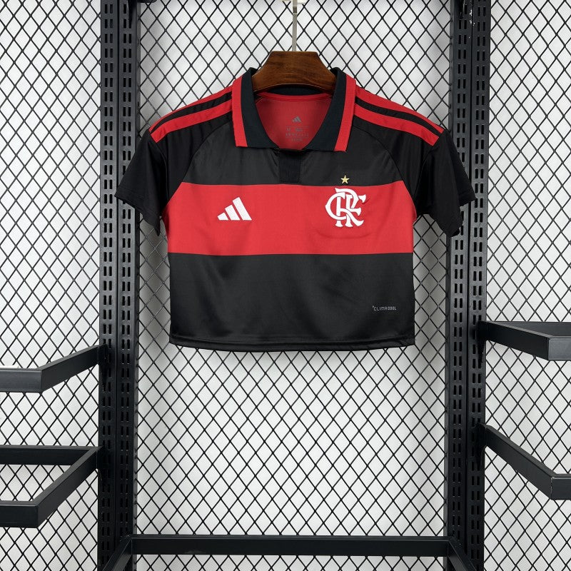 2026/27 Womens Flamengo Crop Top Home Shirt