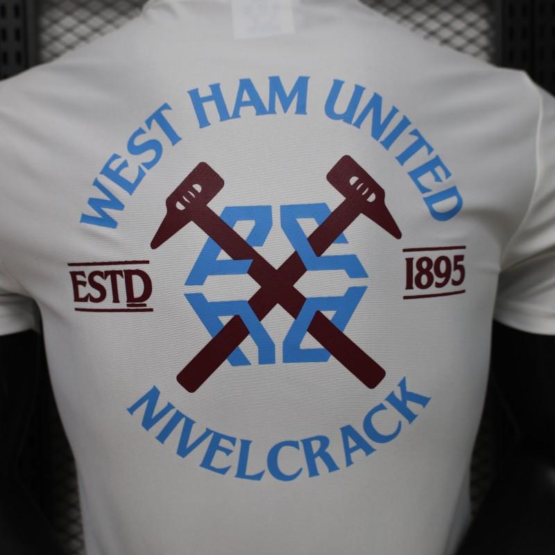 Player Version 26/27 West Ham United White Short Sleeve Training Shirt