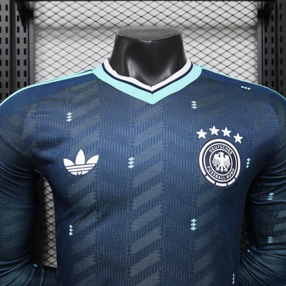 Player Version 2026 Germany Away Navy Blue  Long Sleeve Shirt