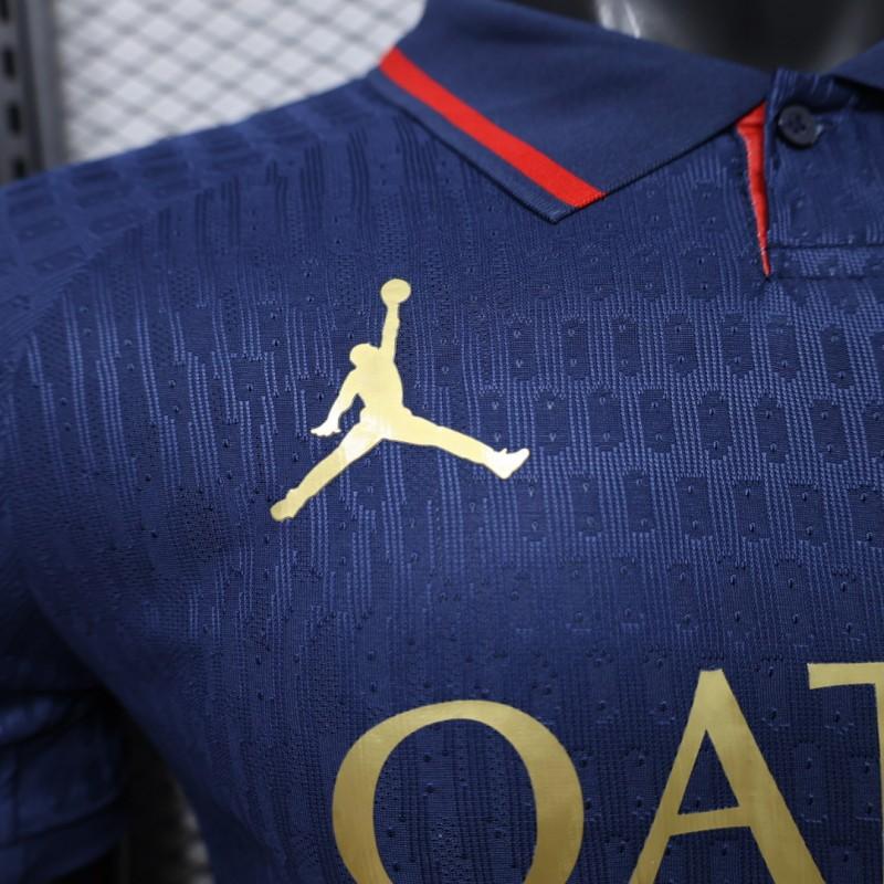 Player Version 26/27 PSG Blue Polo Collar Shirt