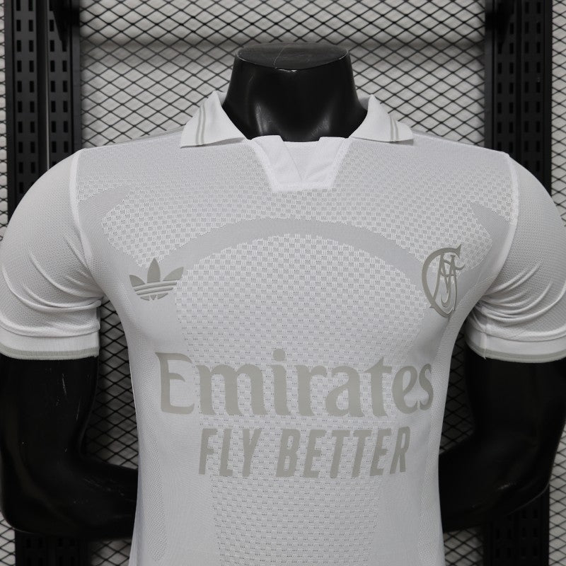 Player Version 26/27 Real Madrid All-White Tonal 125th Anniversary Shirt
