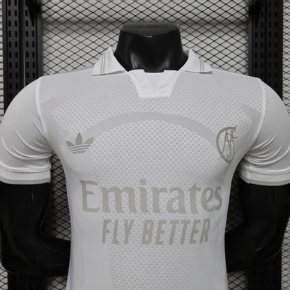 Player Version 26/27 Real Madrid All-White Tonal 125th Anniversary Shirt