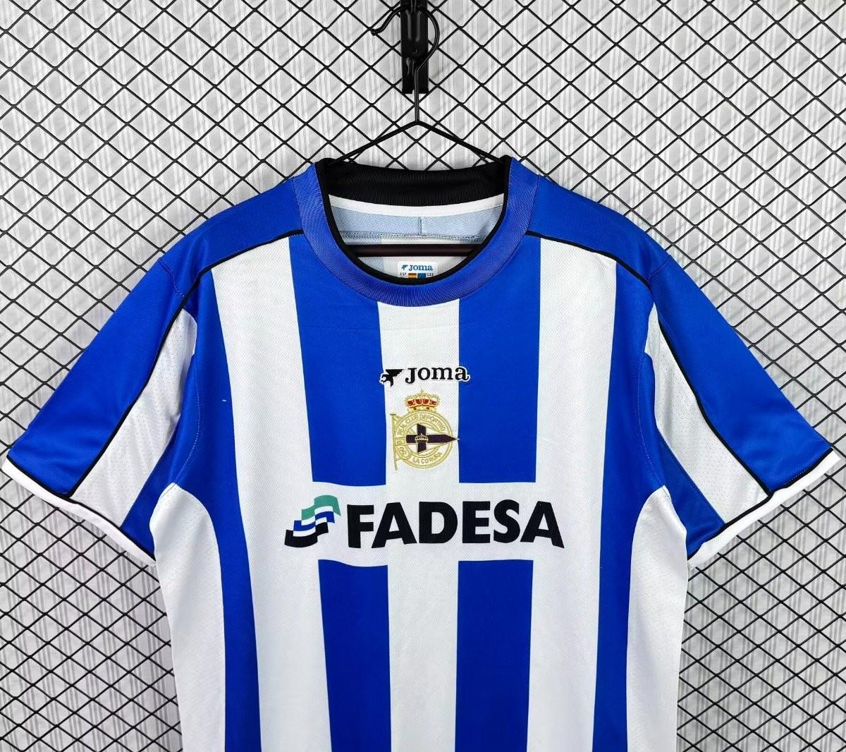 Retro 03/04 Deportivo de La Coruña Home Shirt