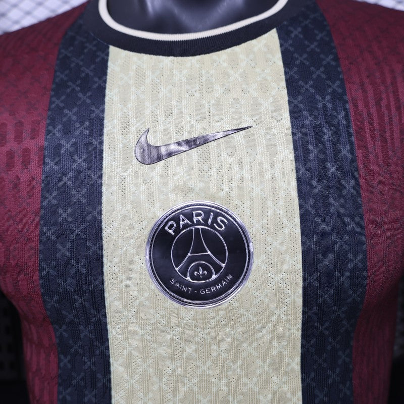 Player Version 26/27  PSG Paris Saint-Germain Black Burgundy Gold Special Edition Shirt