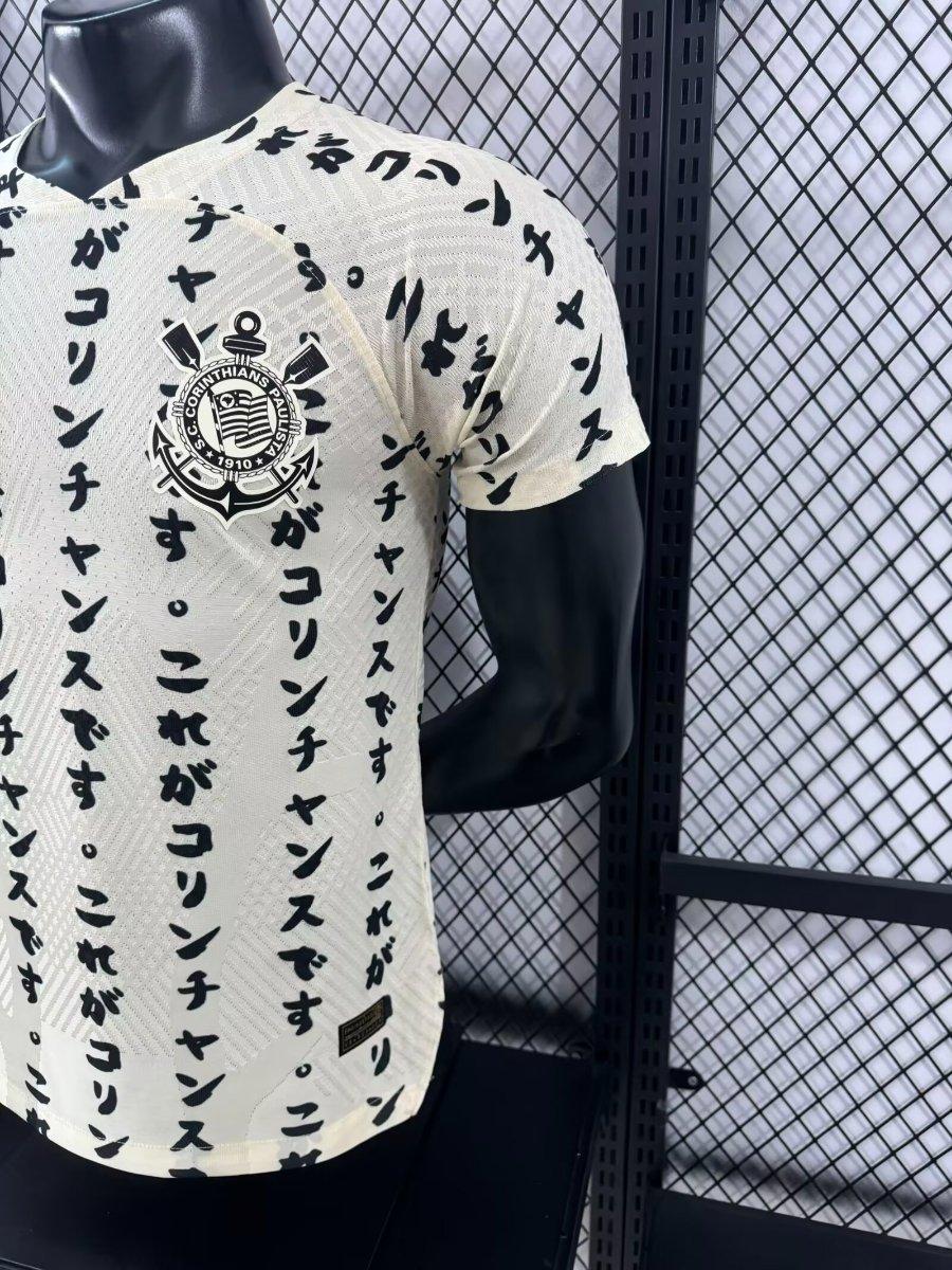 Player Version Retro 22/23 Corinthians Third Japan 10 Years Yellow Shirt