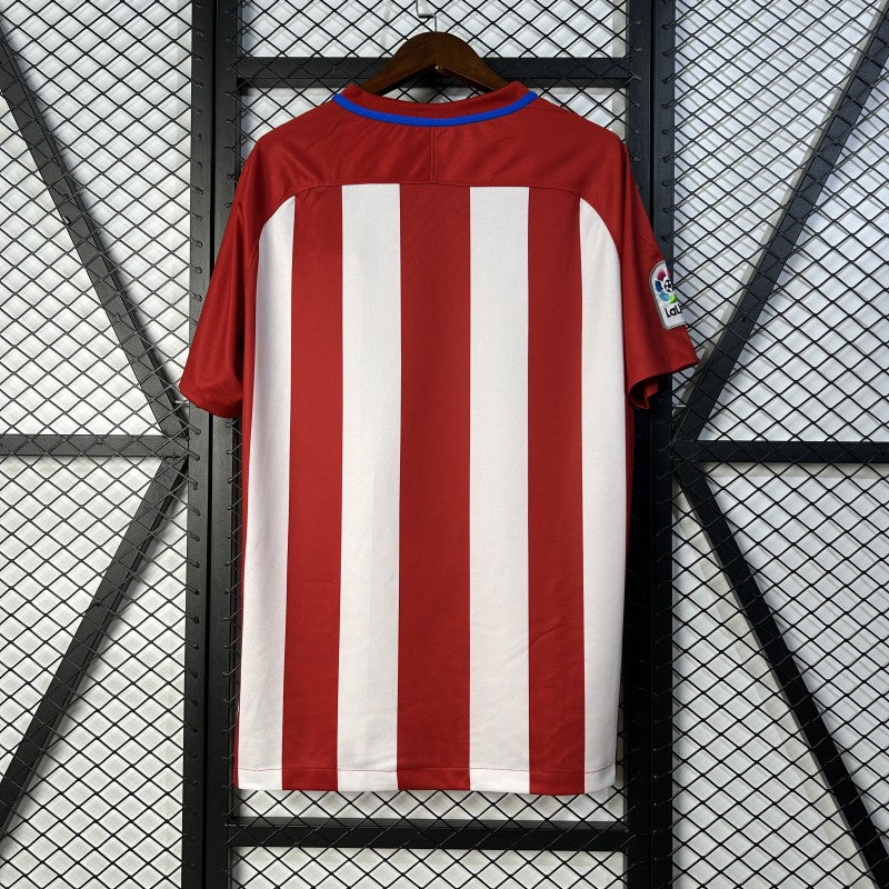 16/17 Retro Atletico Madrid Home Shirt