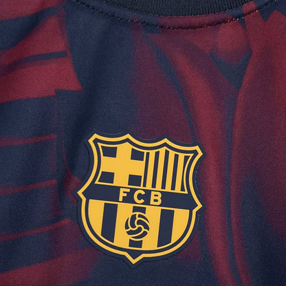 26/27 Barcelona Special Abstract Red & Blue "Barça" Script Shirt