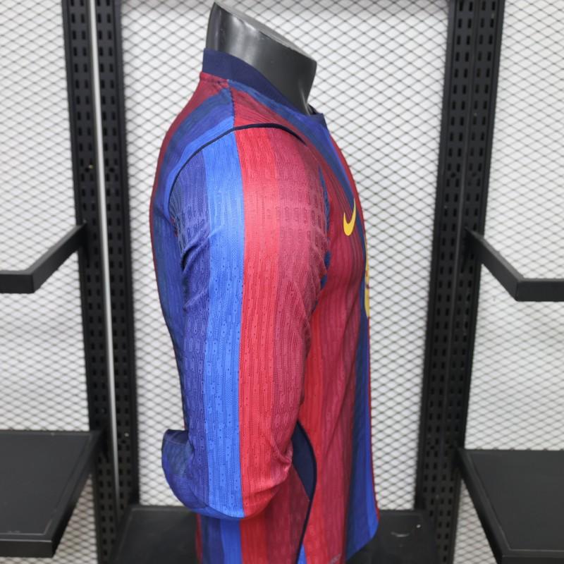 Player Version 26/27 Barcelona Long Sleeve Home Shirt