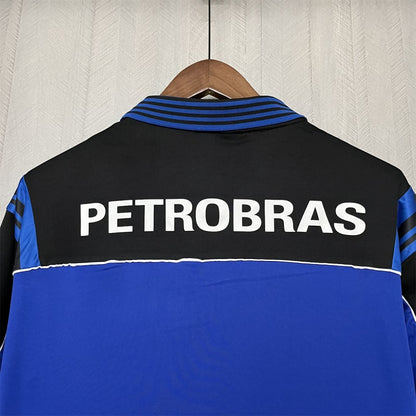 99/00 Retro Flamengo Goalkeeper Blue Shirt