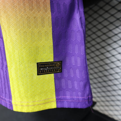 Player Version 26/27 FC Barcelona Third Purple Pink Yellow Stripe  Shirt