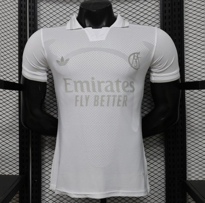 Player Version 26/27 Real Madrid All-White Tonal 125th Anniversary Shirt