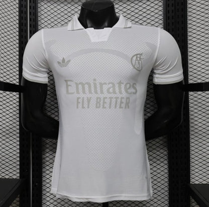 Player Version 26/27 Real Madrid All-White Tonal 125th Anniversary Shirt