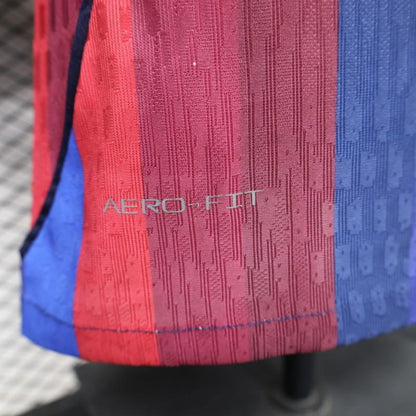 Player Version 26/27 FC Barcelona Deep Blue & Red Stripe  Home Shirt