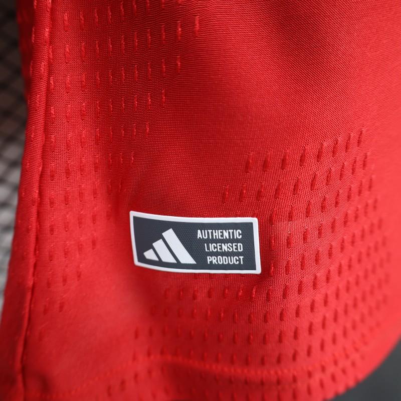 Player Version 26/27 Manchester United Red Polo Collar  Long Sleeve Shirt