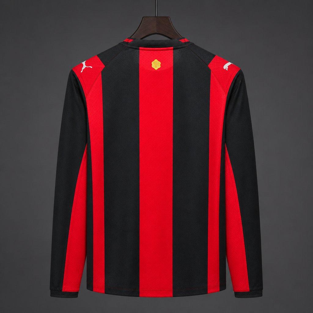 26/27 AC Milan Home Long Sleeve  Shirt