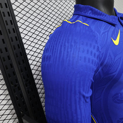 Player Version 26/27 Chelsea Home Polo Collar Long Sleeve Shirt