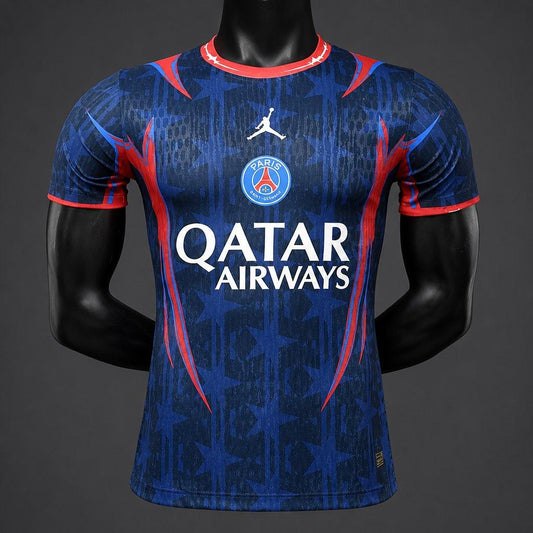 Player Version 26/27 PSG x Jordan Special Navy Blue/Red Shirt