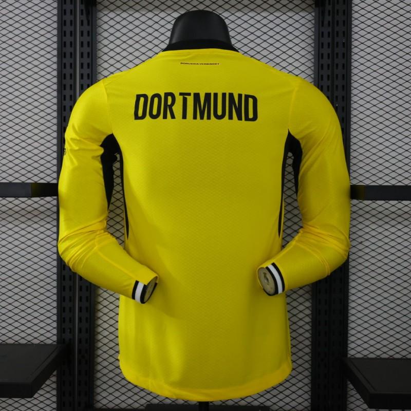 Player Version 26/27  Borussia Dortmund Yellow Home Long Sleeve Shirt