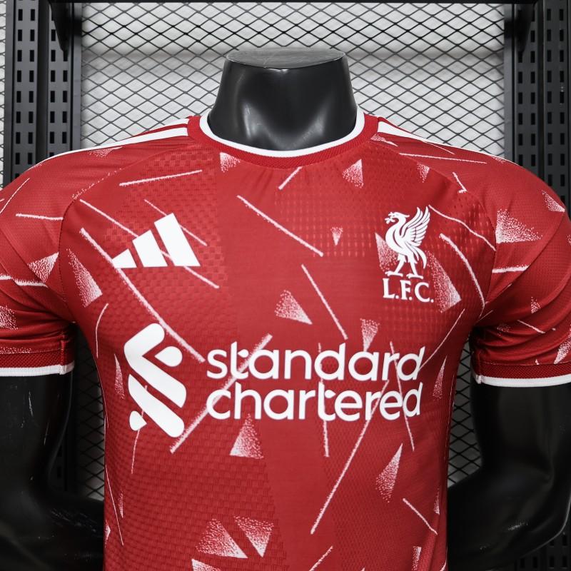 Player Version 26/27 Liverpool Red with Geometric Shatter Pattern Home Special Edition Shirt