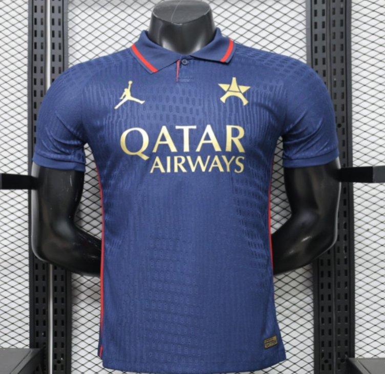 Player Version 26/27 PSG Blue Polo Collar Shirt