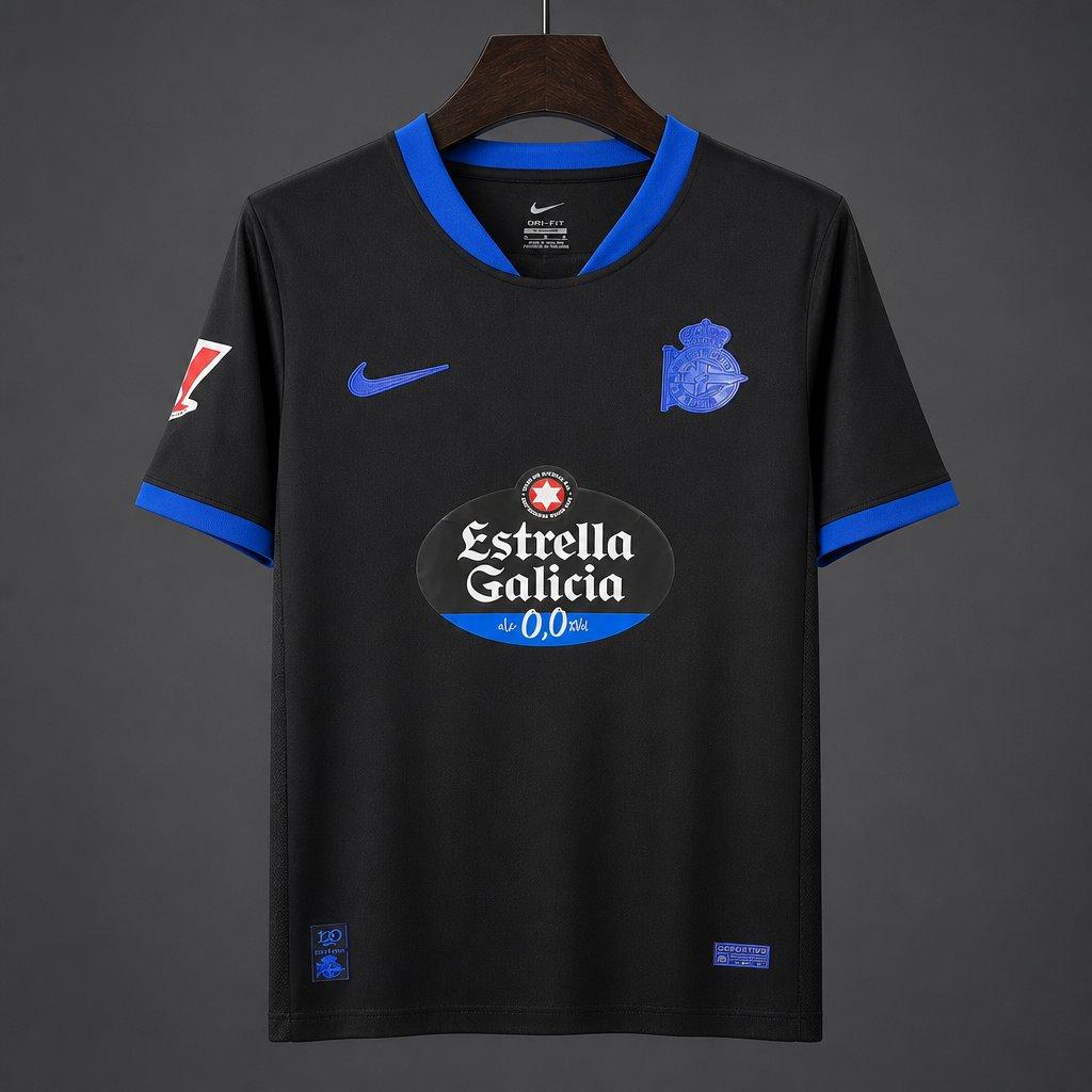 26/27 Deportivo La Coruna Away Black Shirt