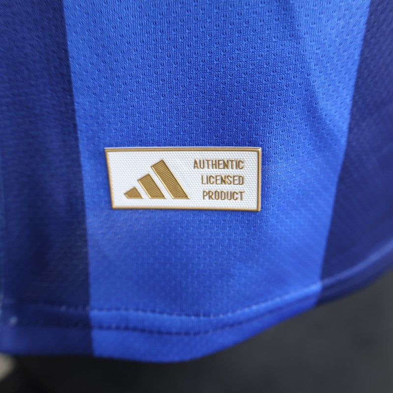 2026 Player Version Italy Blue with Tonal Vertical Stripes Shirt