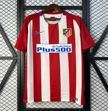 16/17 Retro Atletico Madrid Home Shirt