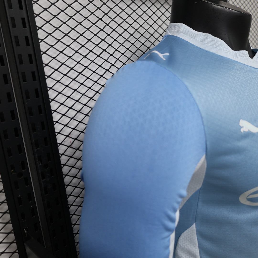Player Version 26/27 Manchester City Sky Blue with White  Long Sleeve Shirt