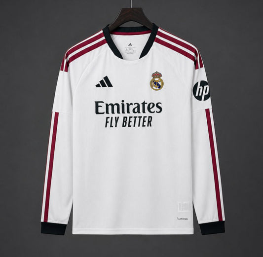 26/27 Real Madrid Home Long Sleeve Shirt
