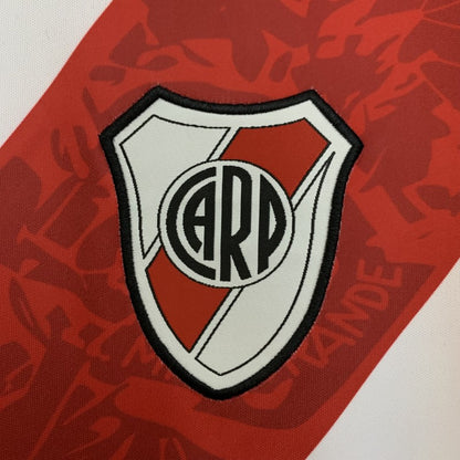 13/14 Retro Long Sleeve River Plate Home Shirt
