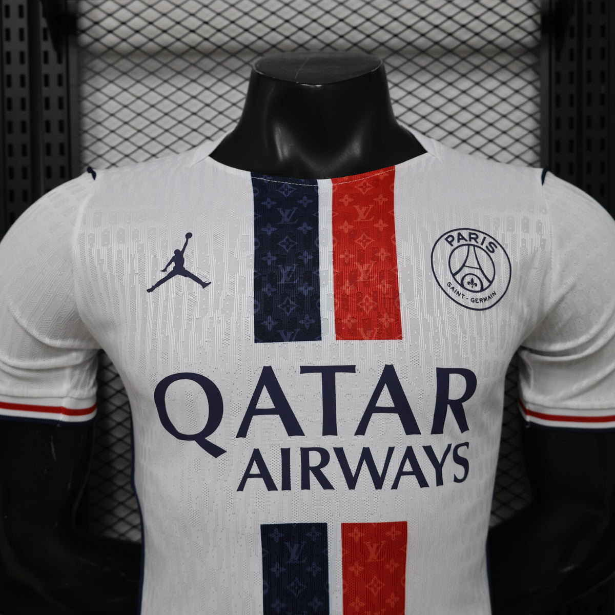 Player Version 26/27 Paris Saint-Germain Away  White & Navy/Red Stripe Special Edition Shirt